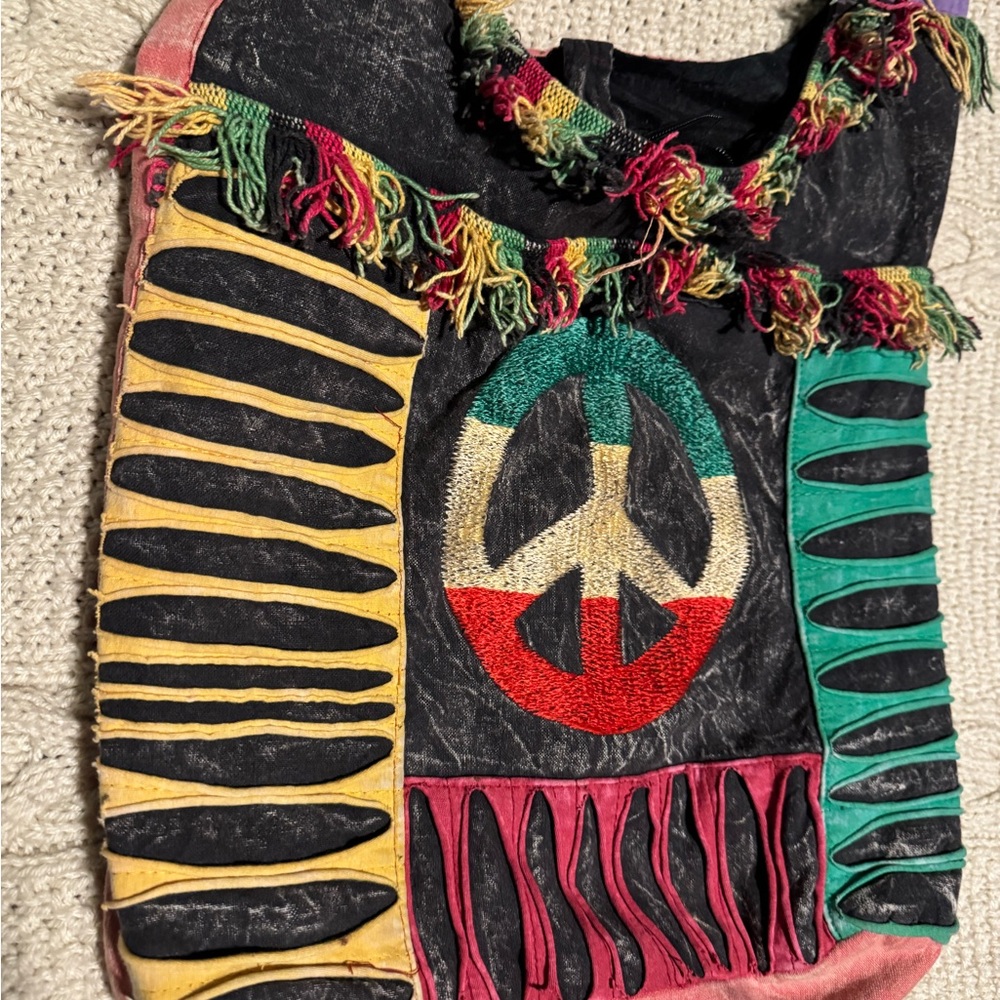 Colorful Patchwork Shoulder Bag - Picture 2 of 11